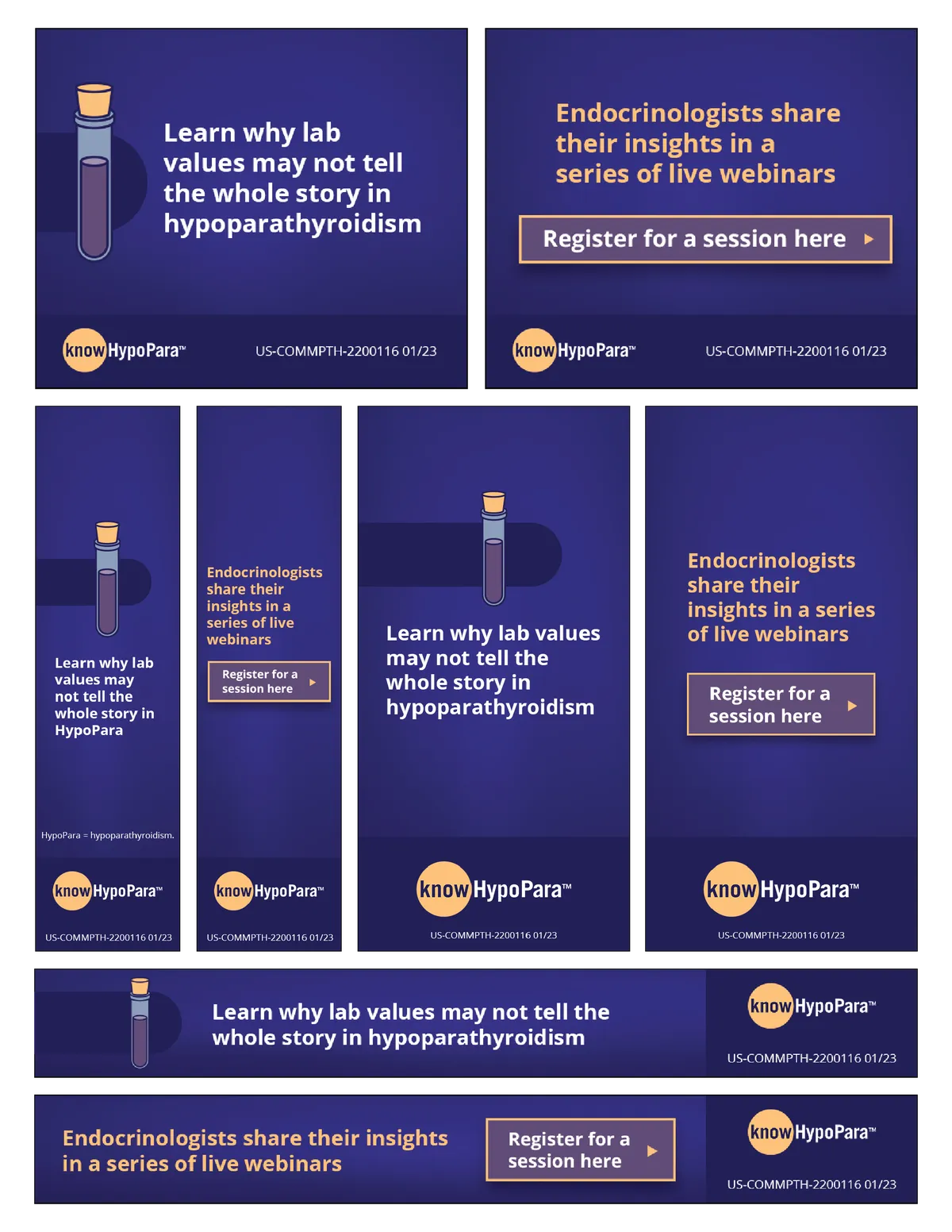 KnowHypoPara — Digital banner system